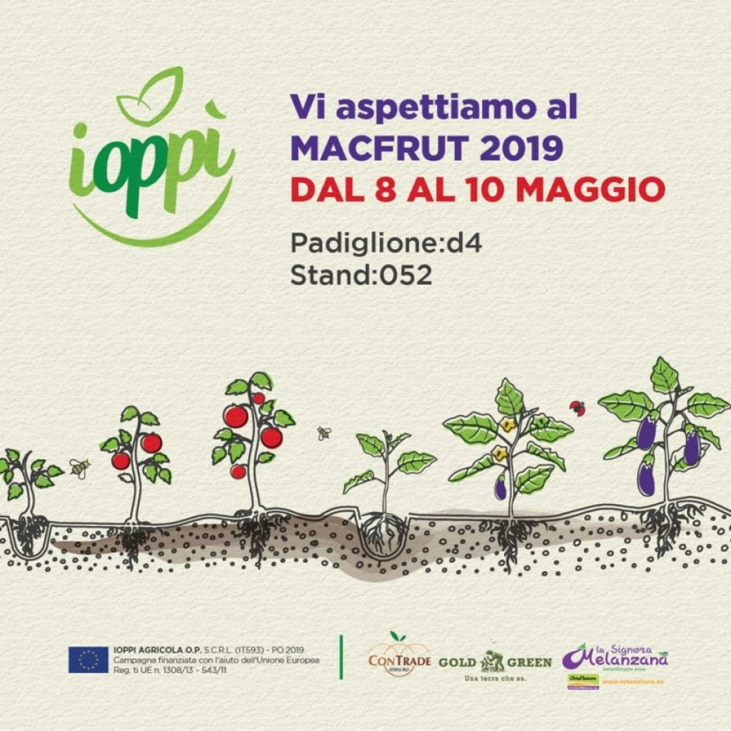 Ioppì Agricola sarà presente al Macfrut 2019