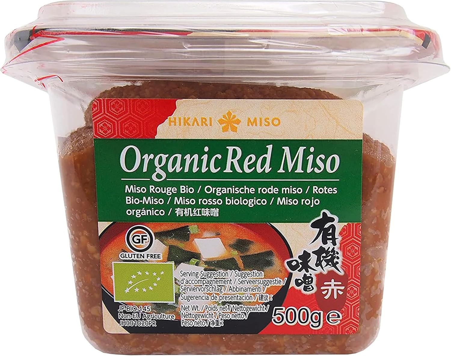 Hikari Miso Pasta di miso naturale biologica, rossa, 500 g