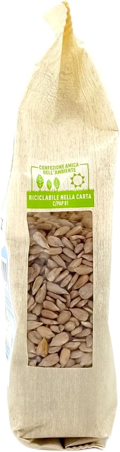 Oltresole, Semi di Girasole Decorticati Biologici 1 Kg, Semi Oleosi Bio Crudi, Sgusciati, Non Tostati e Non Salati, Ricchi di Fibre e Nutrienti, Confezione Ideale per Famiglie - immagine 12