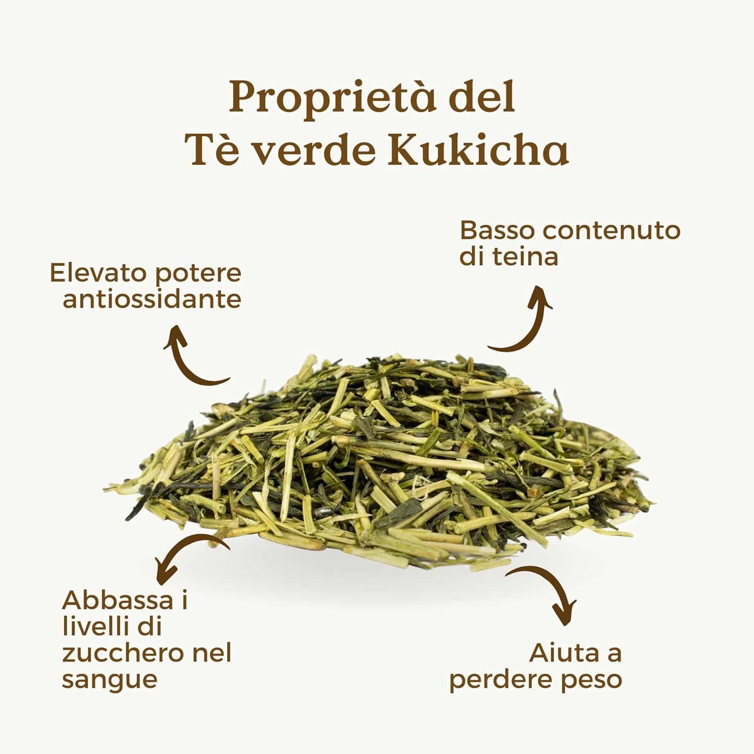 TE KUKICHA BIO 100g (50 Tazas) | Tè Verde Giapponese Kukicha Biologico REPLANTEA® - immagine 3