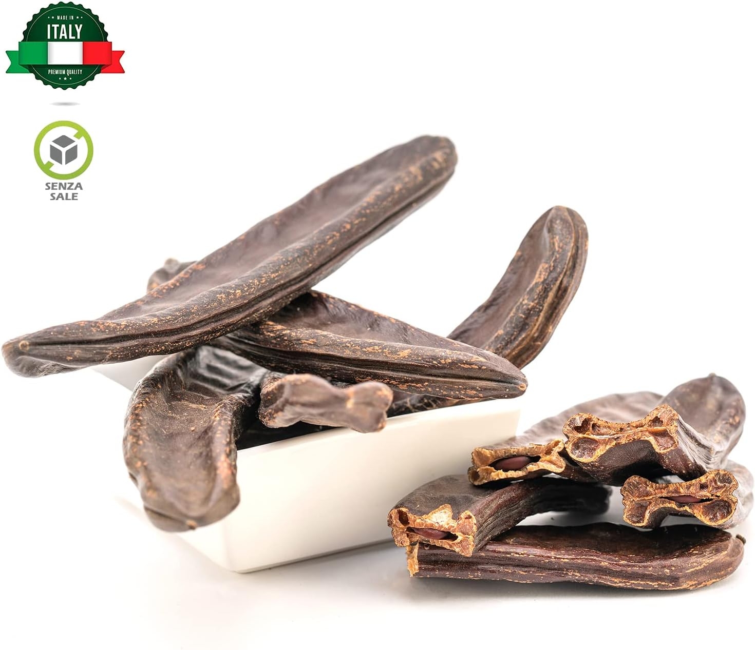 Carrube secche ITALIANE disidratate da 1kg - pronte da mangiare e carnose - intere - naturali - SORRENTINO - immagine 2