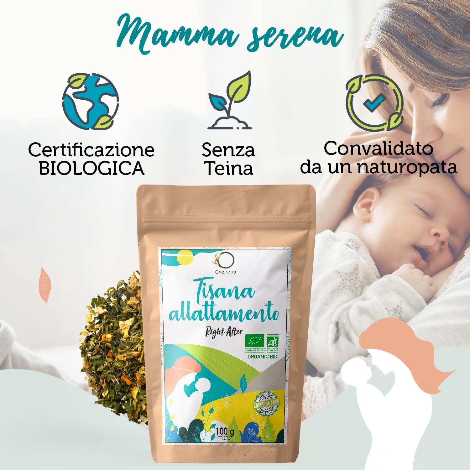 ORIGEENS Tisana Foglie Lampone BIO 200g | Red Raspberry Leaf Tea | Cura del benessere, Infusi e Tisane per Maternita e Gravidanza, Dolori Mestruali - immagine 16