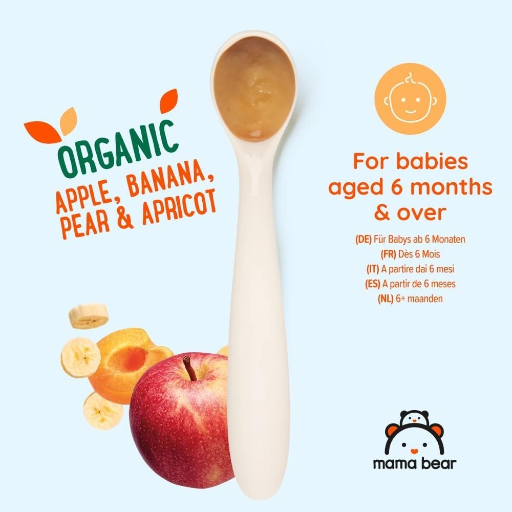 Marchio Amazon - Mama Bear Pouch Purea di mela, banana e fragola biologica, vegetariano, 90g, Confezione da 6 - immagine 13
