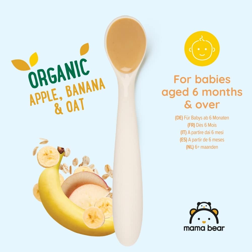 Marchio Amazon - Mama Bear Pouch Purea di mela, banana e fragola biologica, vegetariano, 90g, Confezione da 6 - immagine 25
