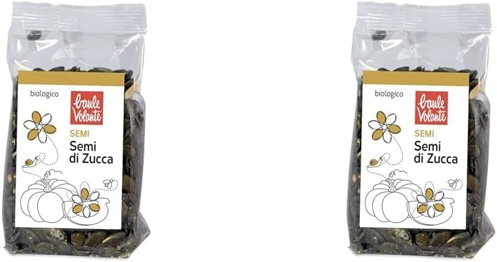 Baule Volante Semi di Zucca Bio - Ricco di Proteine e Fibre - Perfetti per una dieta vegetariana o vegana - 200g - immagine 9