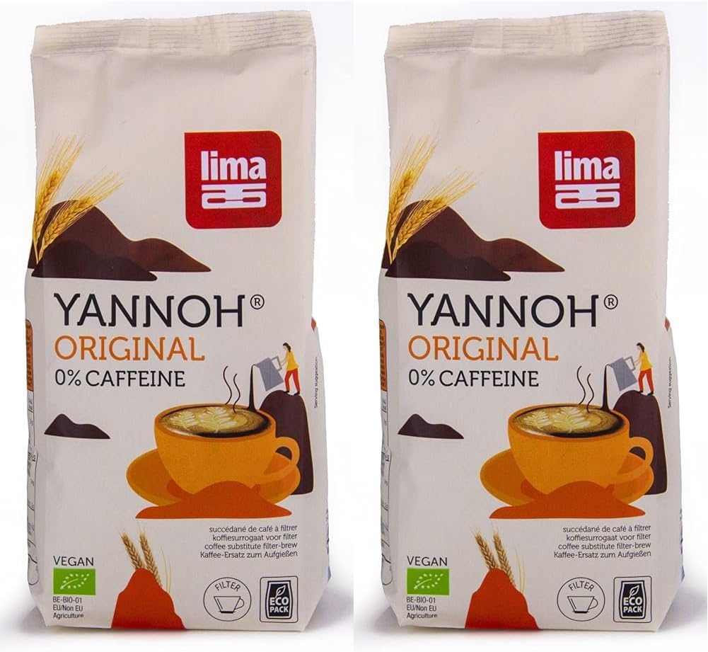 Lima Yannoh Filtro Originale per Moka Biologica - Senza Caffeina Yannoh Originale - Biologico e Adatto ai Vegani - 500g - immagine 9