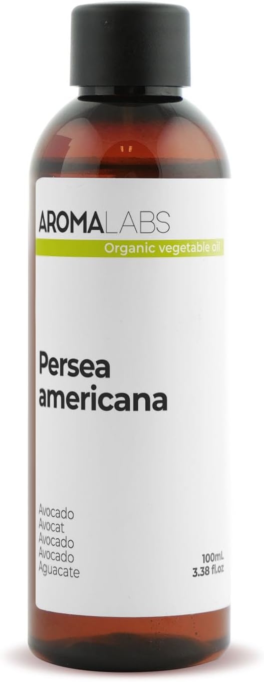 Avocado BIO (Persea americana) - 100 mL - Olio Vegetale Vergine e Certificato AB - Aroma Labs - Made in France