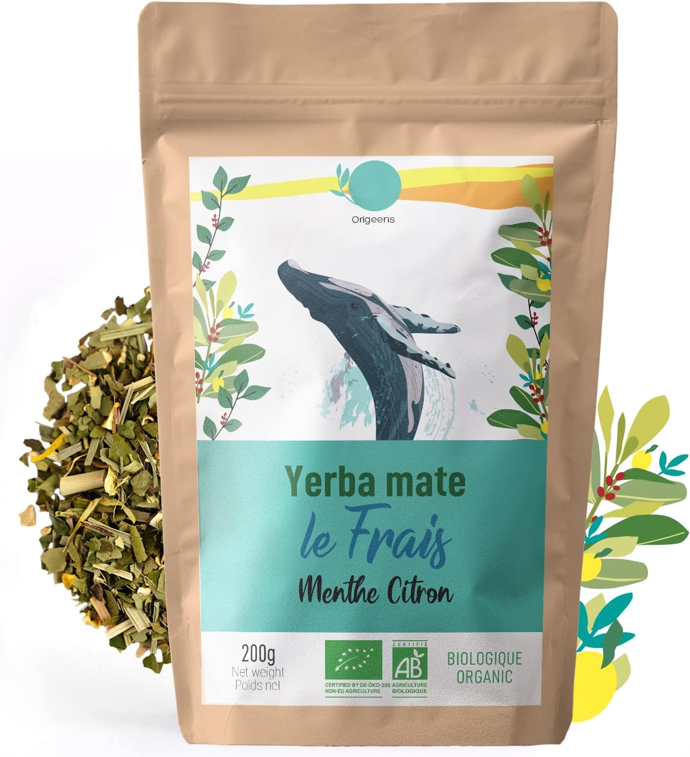 ORIGEENS COFANETTO MATE BIO x4 | La selvaggia - La fruttata - La tonica - La fresca | Yerba mate Bio 4x80gr | Set mate, Idea regalo - immagine 8