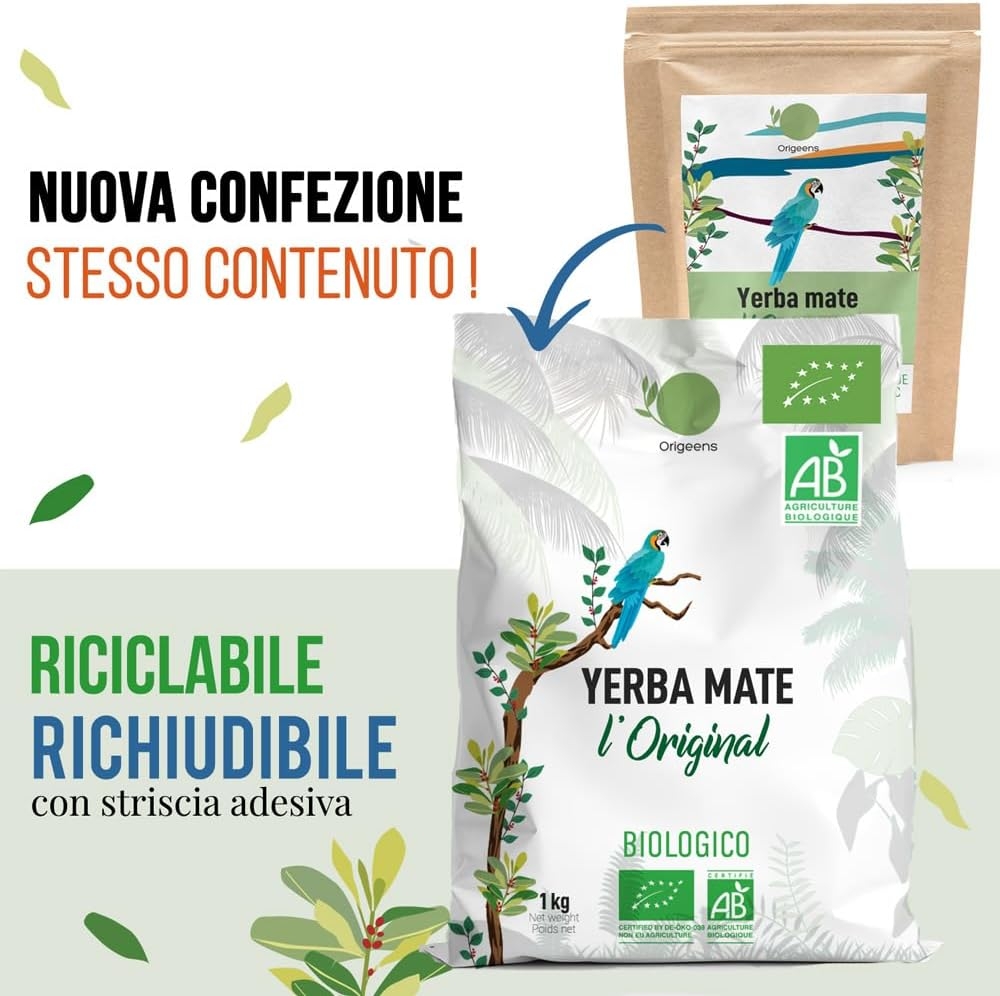 ORIGEENS COFANETTO MATE BIO x4 | La selvaggia - La fruttata - La tonica - La fresca | Yerba mate Bio 4x80gr | Set mate, Idea regalo - immagine 20