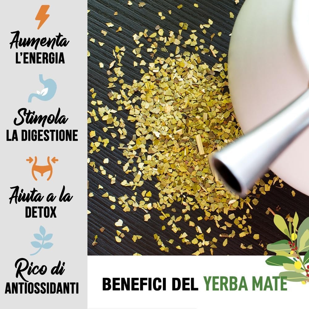 ORIGEENS COFANETTO MATE BIO x4 | La selvaggia - La fruttata - La tonica - La fresca | Yerba mate Bio 4x80gr | Set mate, Idea regalo - immagine 25