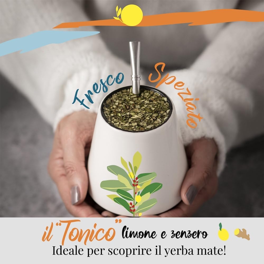 ORIGEENS COFANETTO MATE BIO x4 | La selvaggia - La fruttata - La tonica - La fresca | Yerba mate Bio 4x80gr | Set mate, Idea regalo - immagine 26