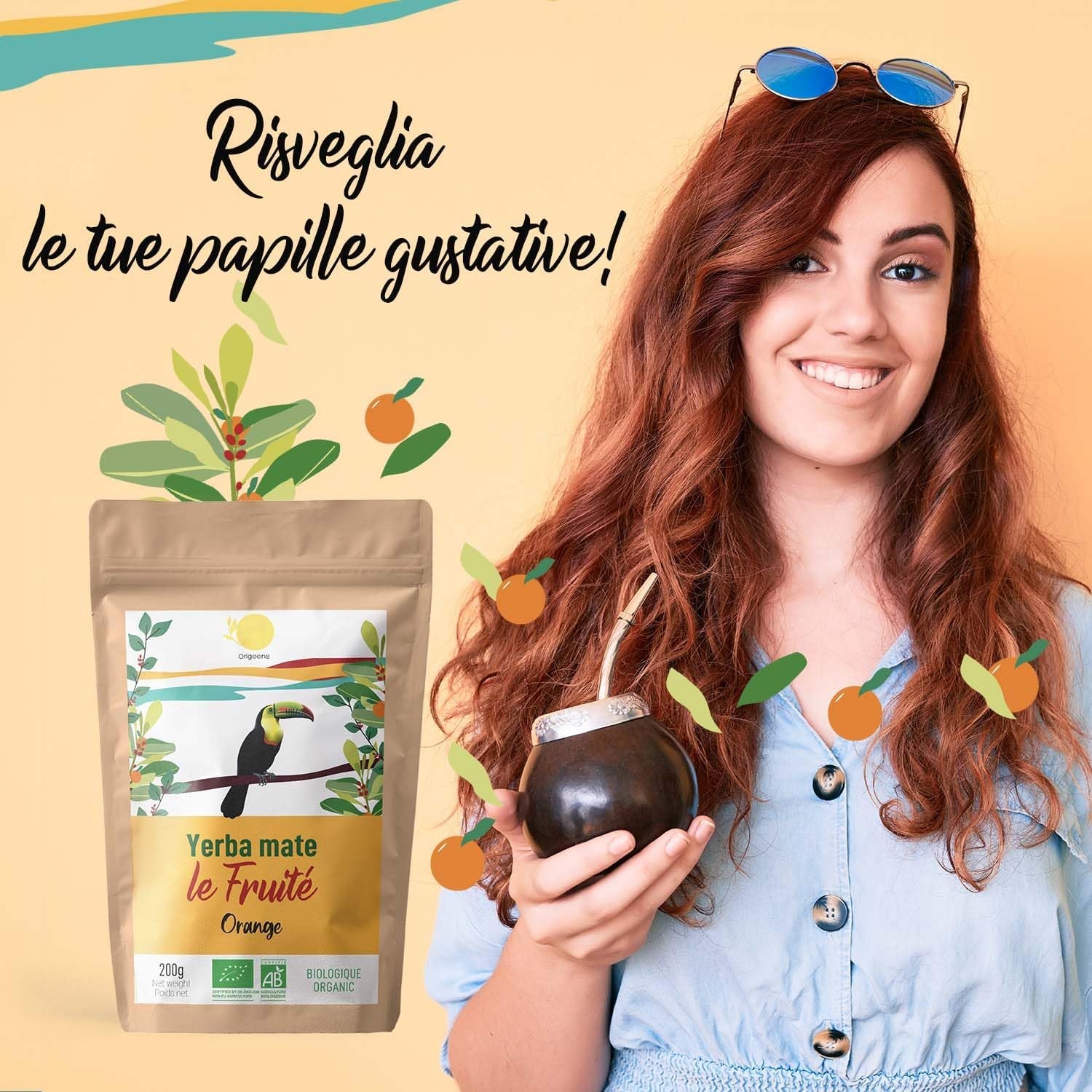 ORIGEENS COFANETTO MATE BIO x4 | La selvaggia - La fruttata - La tonica - La fresca | Yerba mate Bio 4x80gr | Set mate, Idea regalo - immagine 34