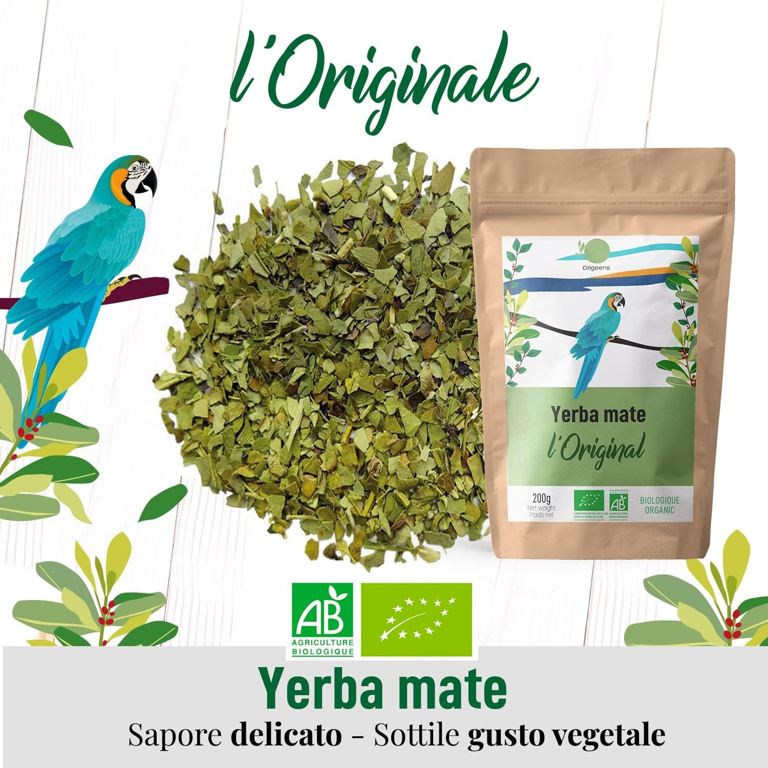 ORIGEENS COFANETTO MATE BIO x4 | La selvaggia - La fruttata - La tonica - La fresca | Yerba mate Bio 4x80gr | Set mate, Idea regalo - immagine 38
