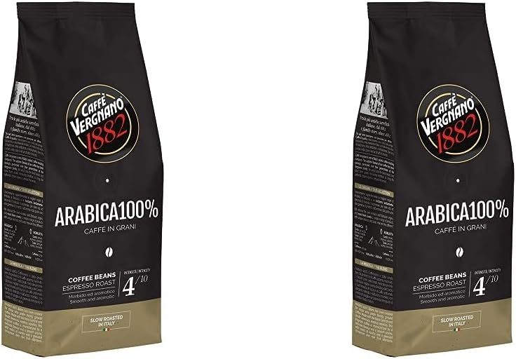 Caffè Vergnano 1882 Caffè in Grani 100% Arabica Bio- 1 confezione da 1 Kg - immagine 7