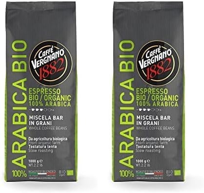 Caffè Vergnano 1882 Caffè in Grani 100% Arabica Bio- 1 confezione da 1 Kg - immagine 43