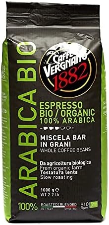 Caffè Vergnano 1882 Caffè in Grani 100% Arabica Bio- 1 confezione da 1 Kg - immagine 44