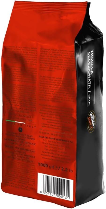 Caffè Vergnano 1882 Caffè in Grani 100% Arabica Bio- 1 confezione da 1 Kg - immagine 51