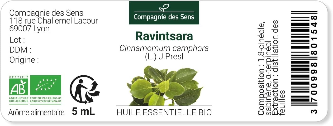 RAVINTSARA BIO - 30mL - Olio Essenziale di Qualità Premium - 100% Puro, Naturale, Integrale - Supporto al Sistema Immunitario - immagine 3