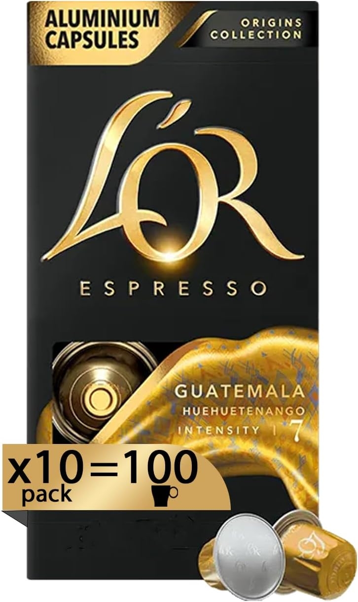L'Or - Capsule Caffè Espresso Bio Organic - 100 Capsule in Alluminio - Intensità 9 - Compatibili con Macchine Nespresso - 10 Confezioni da 10 Capsule - immagine 9