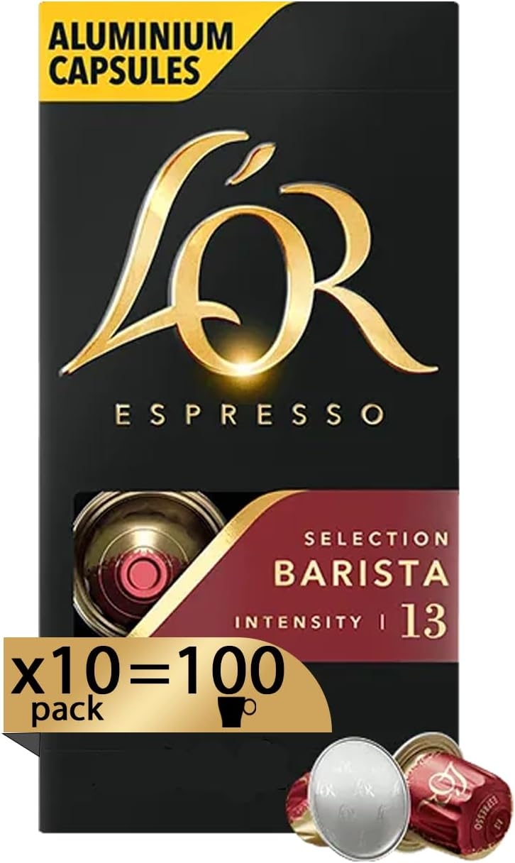 L'Or - Capsule Caffè Espresso Bio Organic - 100 Capsule in Alluminio - Intensità 9 - Compatibili con Macchine Nespresso - 10 Confezioni da 10 Capsule - immagine 14