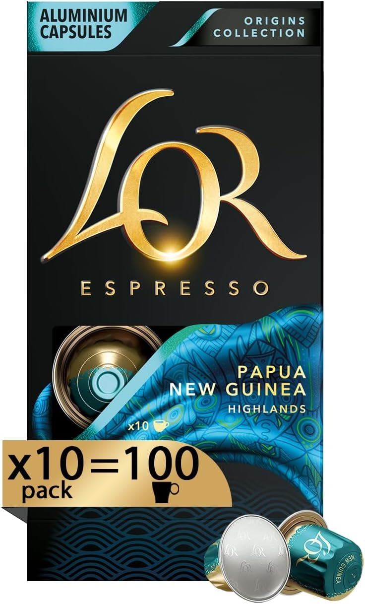 L'Or - Capsule Caffè Espresso Bio Organic - 100 Capsule in Alluminio - Intensità 9 - Compatibili con Macchine Nespresso - 10 Confezioni da 10 Capsule - immagine 22
