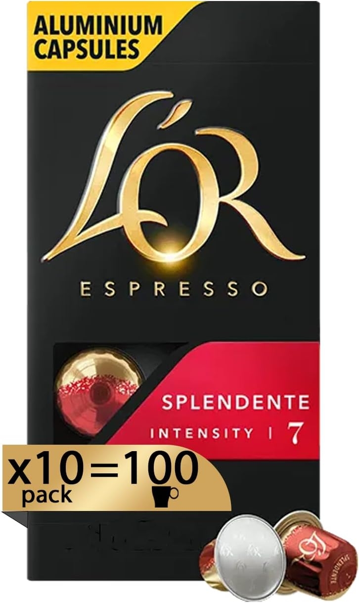L'Or - Capsule Caffè Espresso Bio Organic - 100 Capsule in Alluminio - Intensità 9 - Compatibili con Macchine Nespresso - 10 Confezioni da 10 Capsule - immagine 27