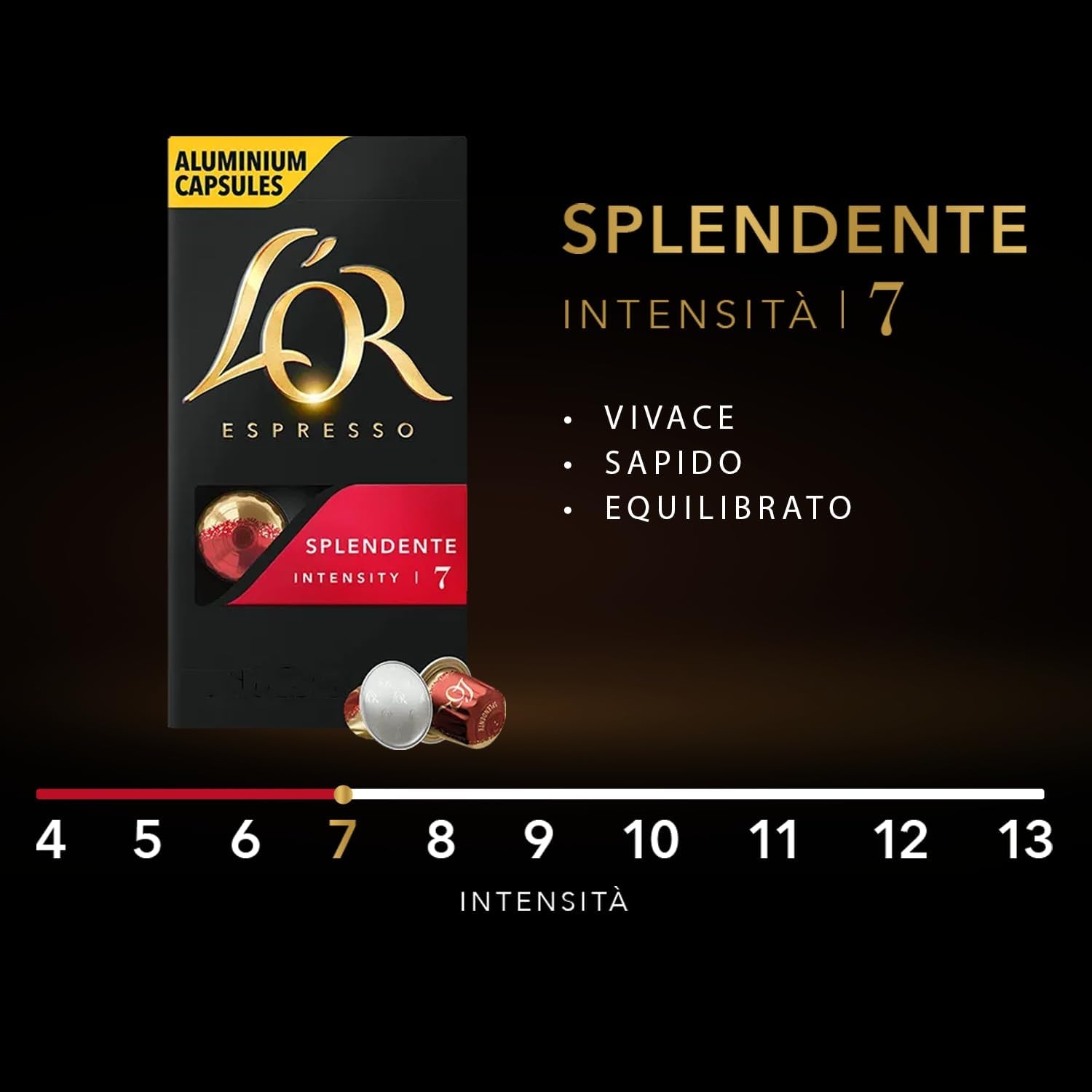 L'Or - Capsule Caffè Espresso Bio Organic - 100 Capsule in Alluminio - Intensità 9 - Compatibili con Macchine Nespresso - 10 Confezioni da 10 Capsule - immagine 29