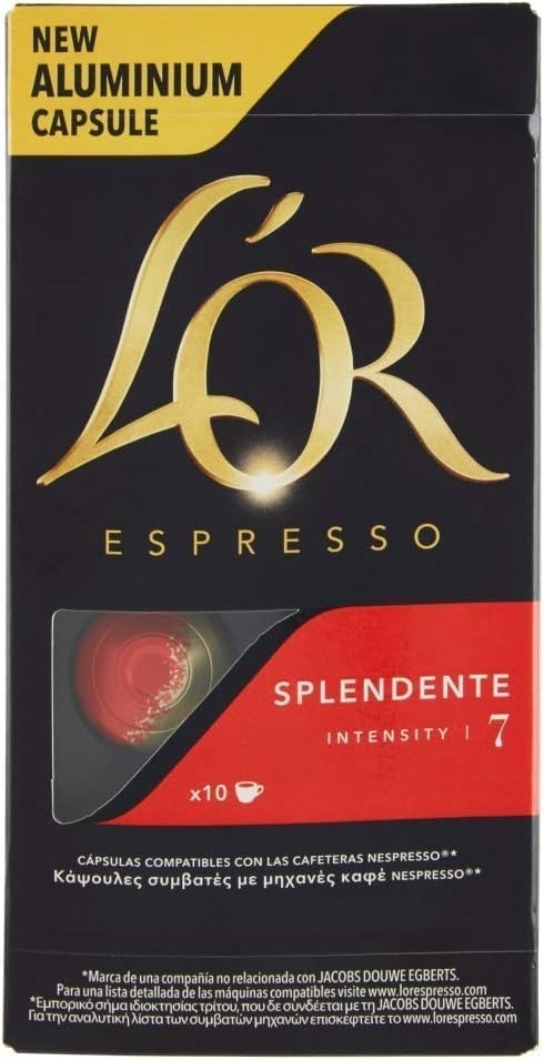 L'Or - Capsule Caffè Espresso Bio Organic - 100 Capsule in Alluminio - Intensità 9 - Compatibili con Macchine Nespresso - 10 Confezioni da 10 Capsule - immagine 31