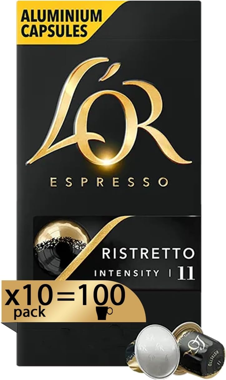 L'Or - Capsule Caffè Espresso Bio Organic - 100 Capsule in Alluminio - Intensità 9 - Compatibili con Macchine Nespresso - 10 Confezioni da 10 Capsule - immagine 37
