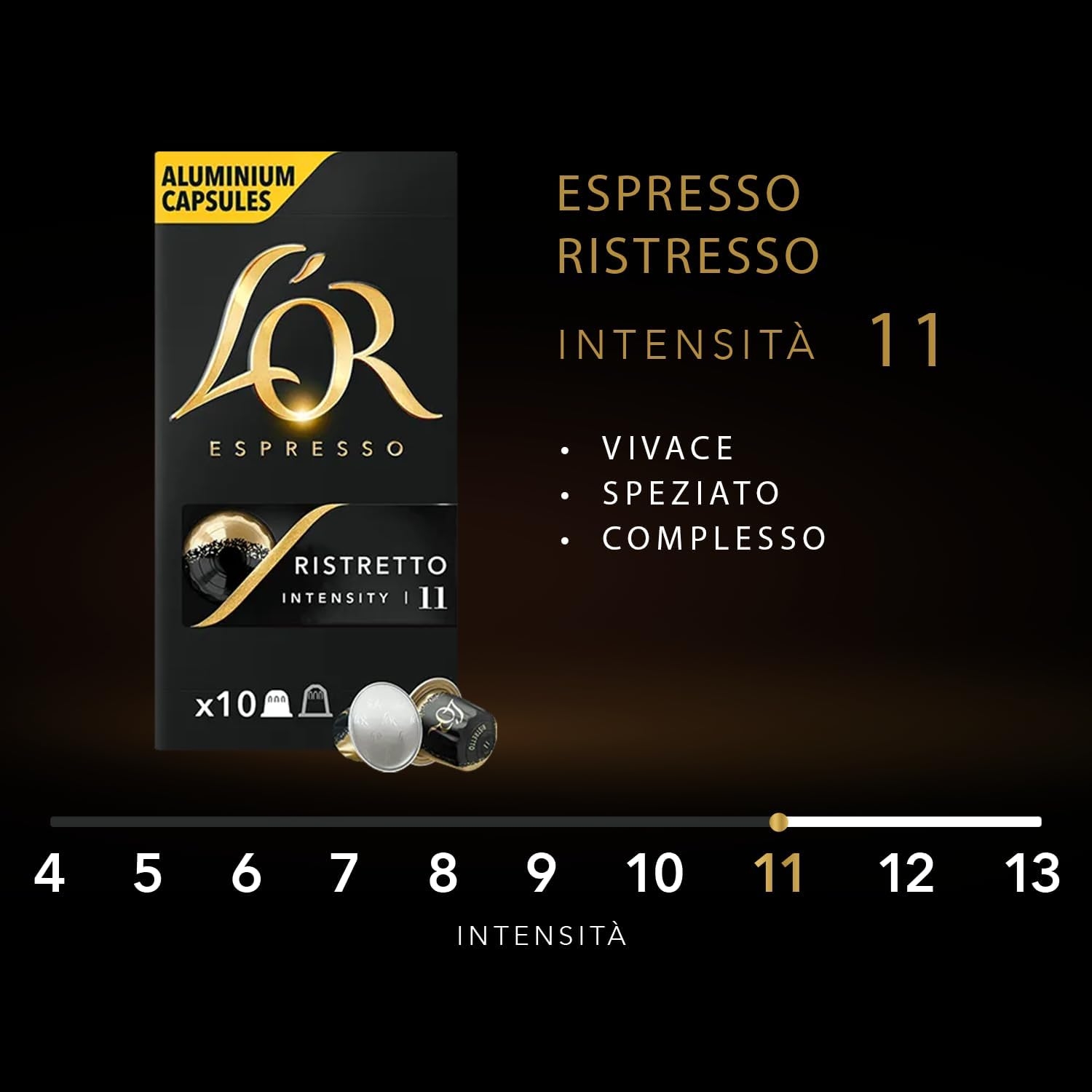 L'Or - Capsule Caffè Espresso Bio Organic - 100 Capsule in Alluminio - Intensità 9 - Compatibili con Macchine Nespresso - 10 Confezioni da 10 Capsule - immagine 39