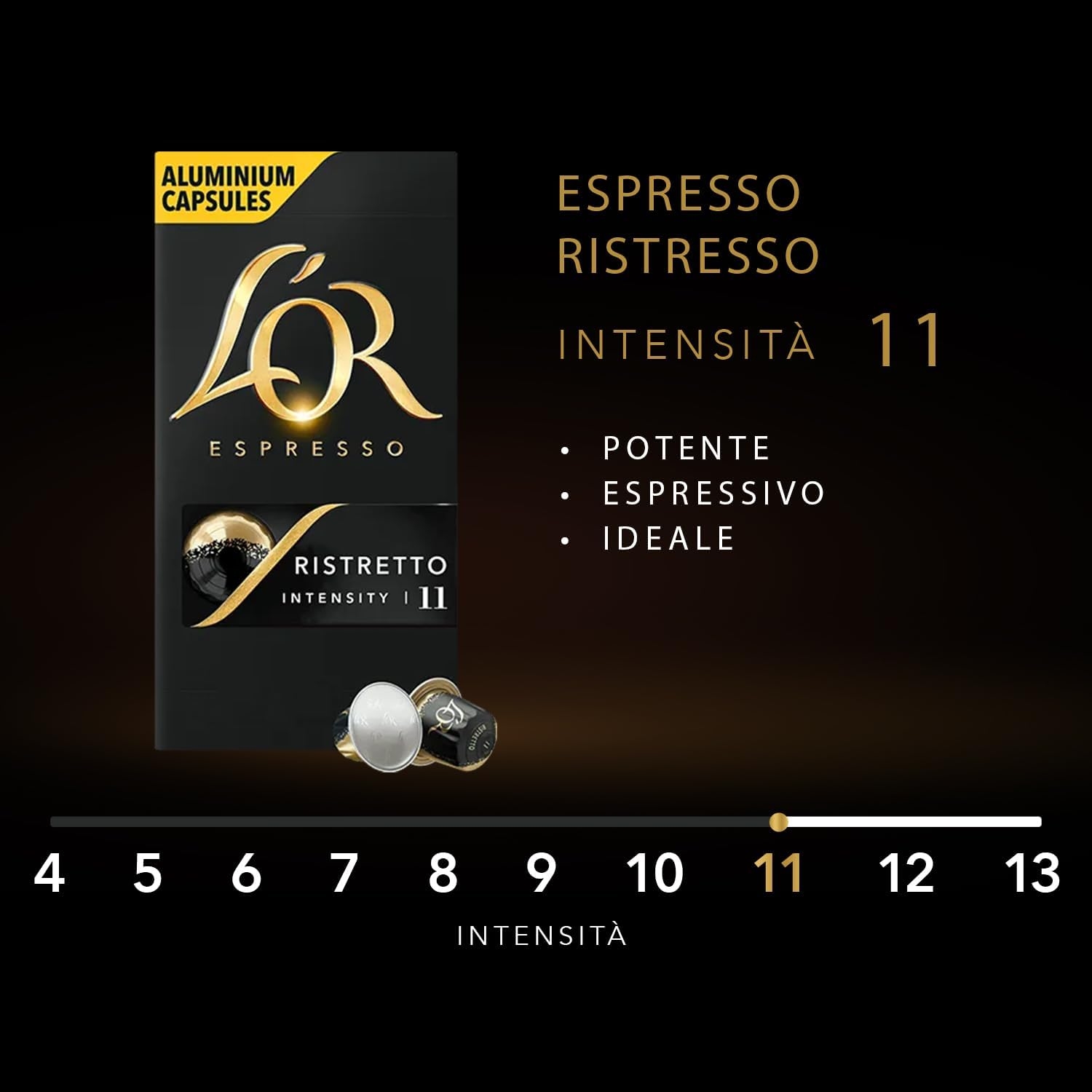 L'Or - Capsule Caffè Espresso Bio Organic - 100 Capsule in Alluminio - Intensità 9 - Compatibili con Macchine Nespresso - 10 Confezioni da 10 Capsule - immagine 43