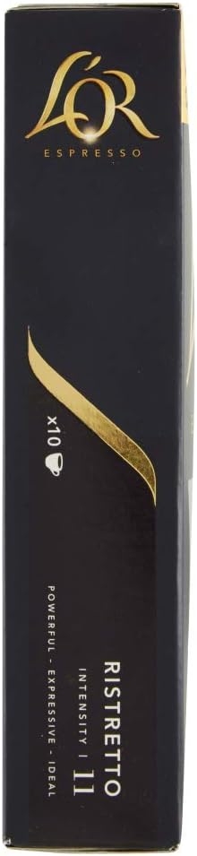 L'Or - Capsule Caffè Espresso Bio Organic - 100 Capsule in Alluminio - Intensità 9 - Compatibili con Macchine Nespresso - 10 Confezioni da 10 Capsule - immagine 45
