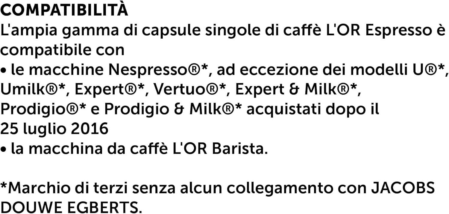 L'Or - Capsule Caffè Espresso Bio Organic - 100 Capsule in Alluminio - Intensità 9 - Compatibili con Macchine Nespresso - 10 Confezioni da 10 Capsule - immagine 48