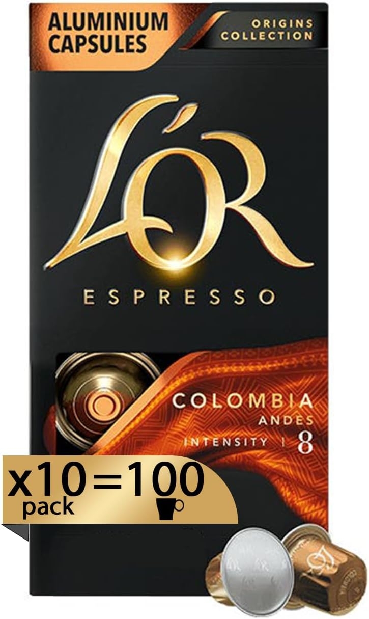 L'Or - Capsule Caffè Espresso Bio Organic - 100 Capsule in Alluminio - Intensità 9 - Compatibili con Macchine Nespresso - 10 Confezioni da 10 Capsule - immagine 50