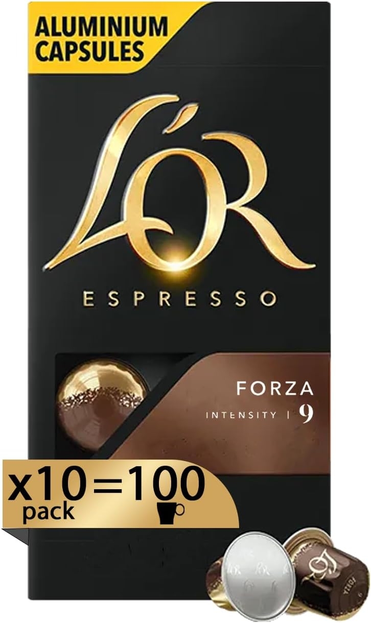 L'Or - Capsule Caffè Espresso Bio Organic - 100 Capsule in Alluminio - Intensità 9 - Compatibili con Macchine Nespresso - 10 Confezioni da 10 Capsule - immagine 65