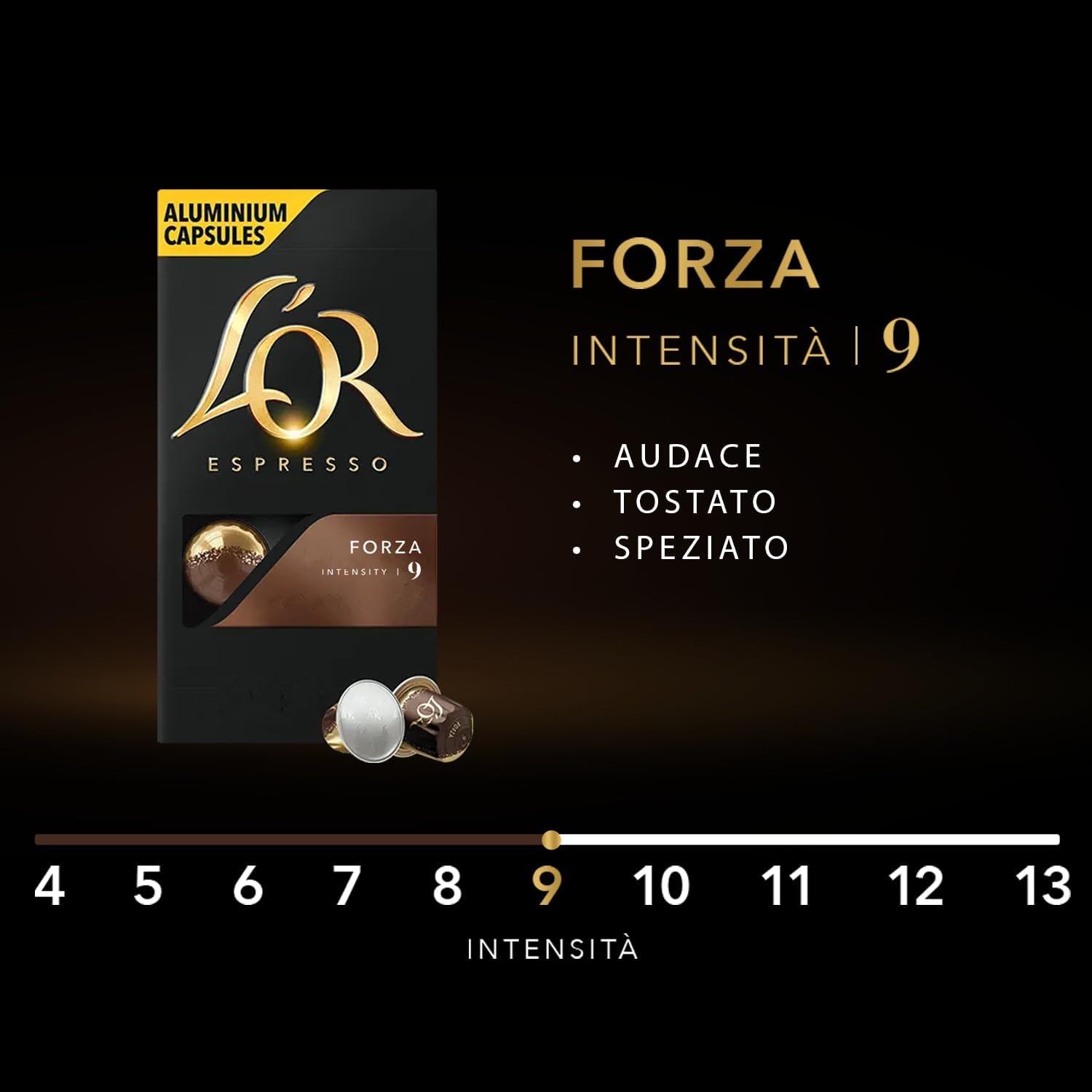 L'Or - Capsule Caffè Espresso Bio Organic - 100 Capsule in Alluminio - Intensità 9 - Compatibili con Macchine Nespresso - 10 Confezioni da 10 Capsule - immagine 67