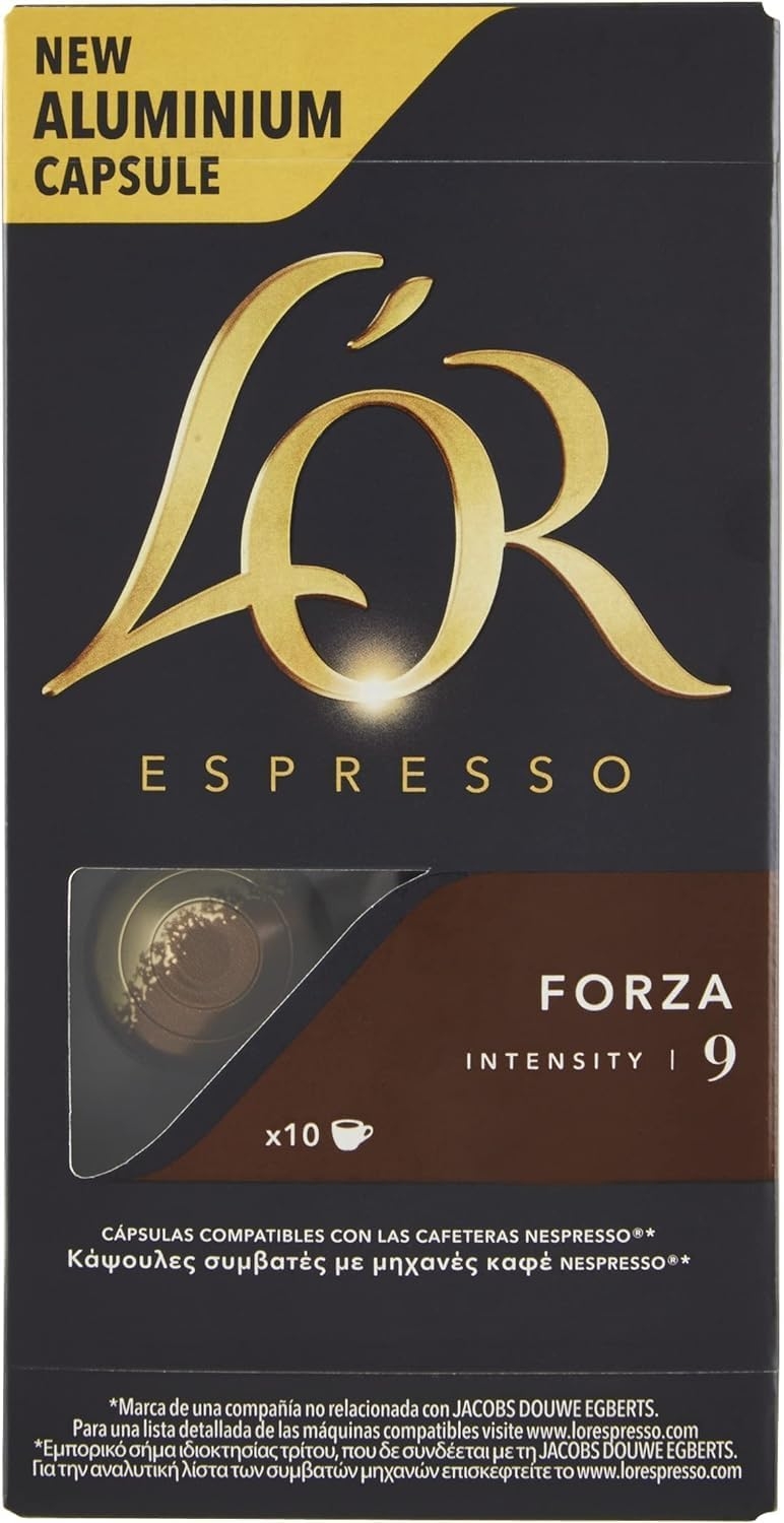 L'Or - Capsule Caffè Espresso Bio Organic - 100 Capsule in Alluminio - Intensità 9 - Compatibili con Macchine Nespresso - 10 Confezioni da 10 Capsule - immagine 69