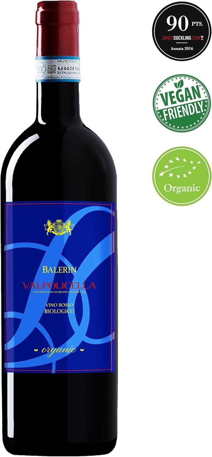Balerìn Valpolicella 2019-90 punti James Suckling - Vino Veneto Rosso Biologico - DOC - 0.75L (3 Bottiglie) - immagine 2