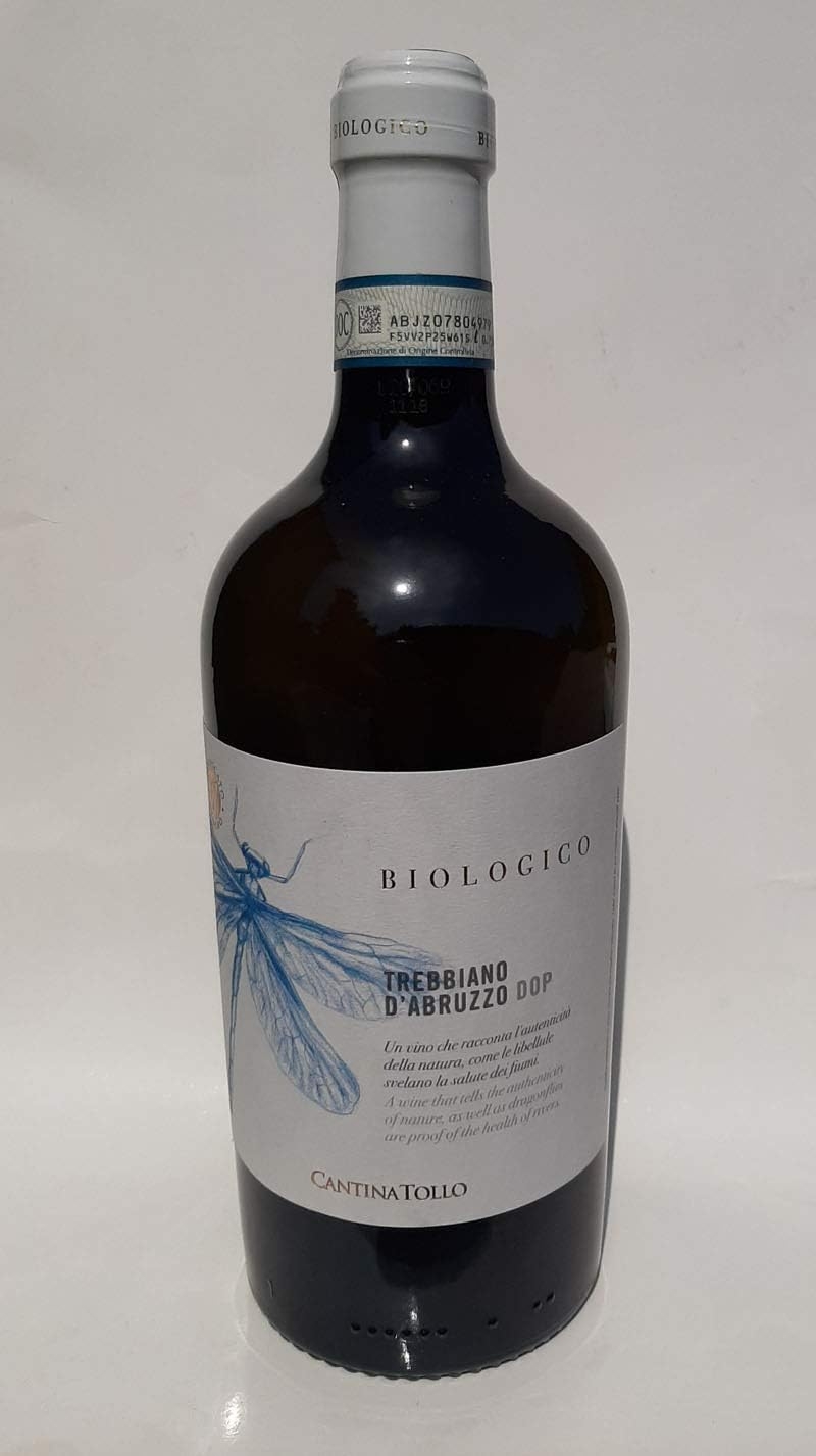 VINO TREBBIANO D' ABRUZZO BIOLOGICO CANTINA TOLLO DOP 2019 12,5% 75cl