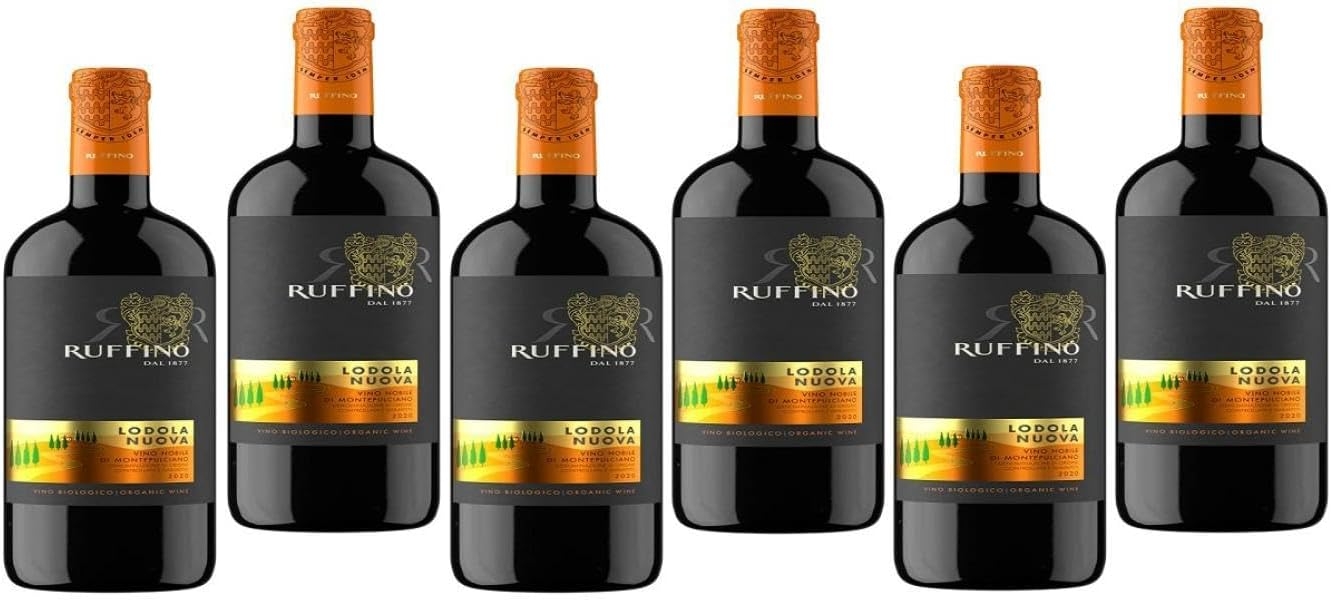 CANTINA RUFFINO LODOLA NUOVA 2020 BIOLOGICO DOCG VINO NOBILE DI MONTEPULCIANO 375 ML 6 BOTTIGLIE