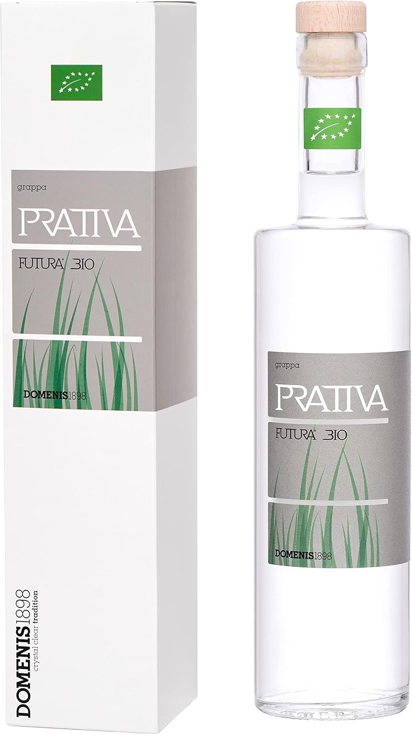 DOMENIS1898 - FUTURA BIO PRATIVA grappa da uve bio 40% vol. bottiglia da 50 cl con astuccio