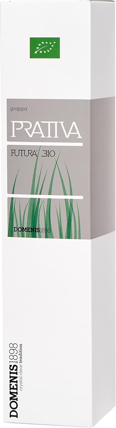 DOMENIS1898 - FUTURA BIO PRATIVA grappa da uve bio 40% vol. bottiglia da 50 cl con astuccio - immagine 2