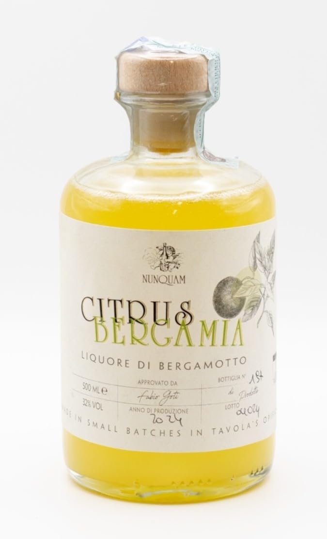 Liquore artigianale di Bergamotto "Citrus Bergamia" - Opificio Nunquam. Produzione artigianale ottenuta dalla sola infusione di scorze di Bergamotto in alcool biologico. Ml.500 - immagine 3