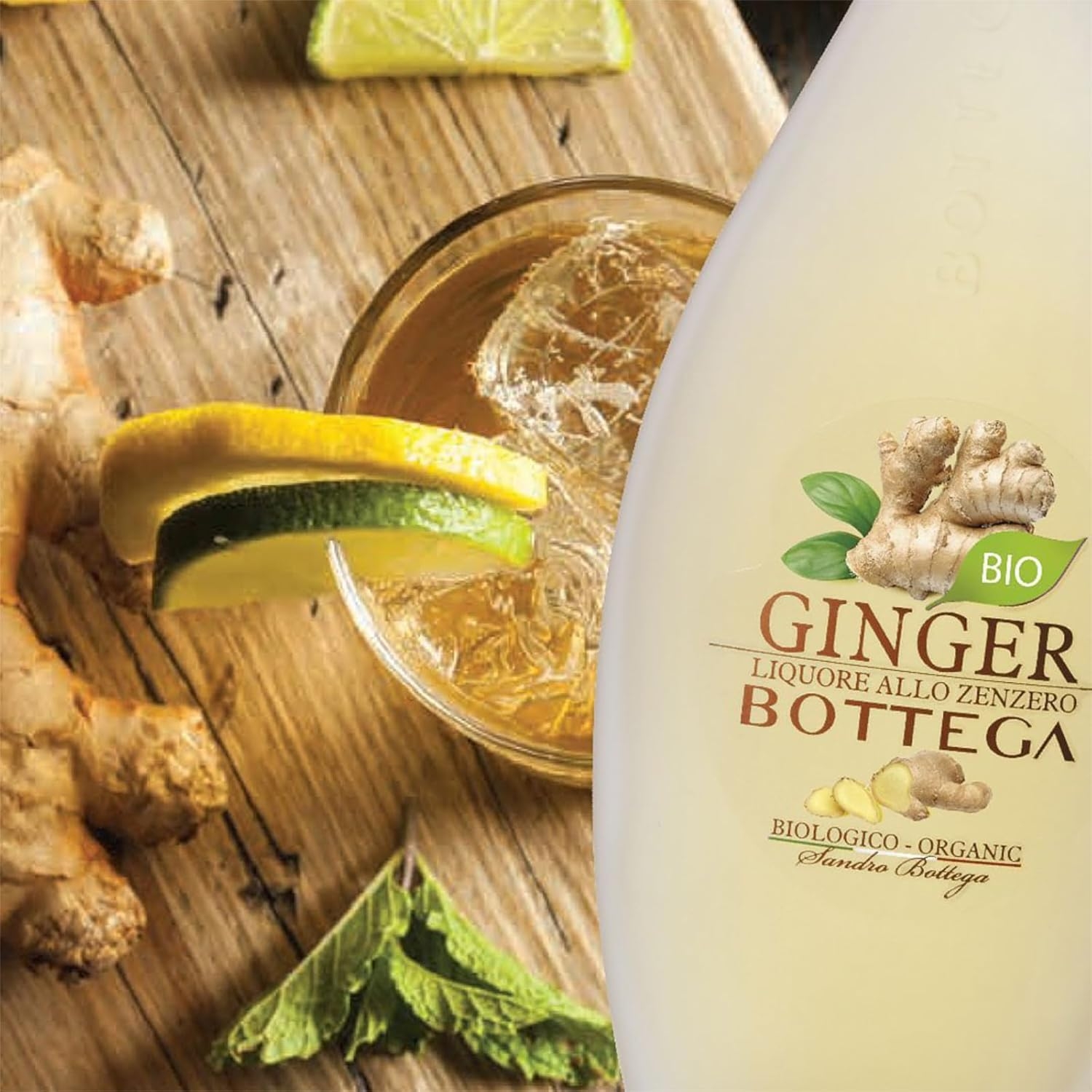 B BOTTEGA S.P.A Ginger Bio Liquore Vegan allo Zenzero - 500ml - immagine 6