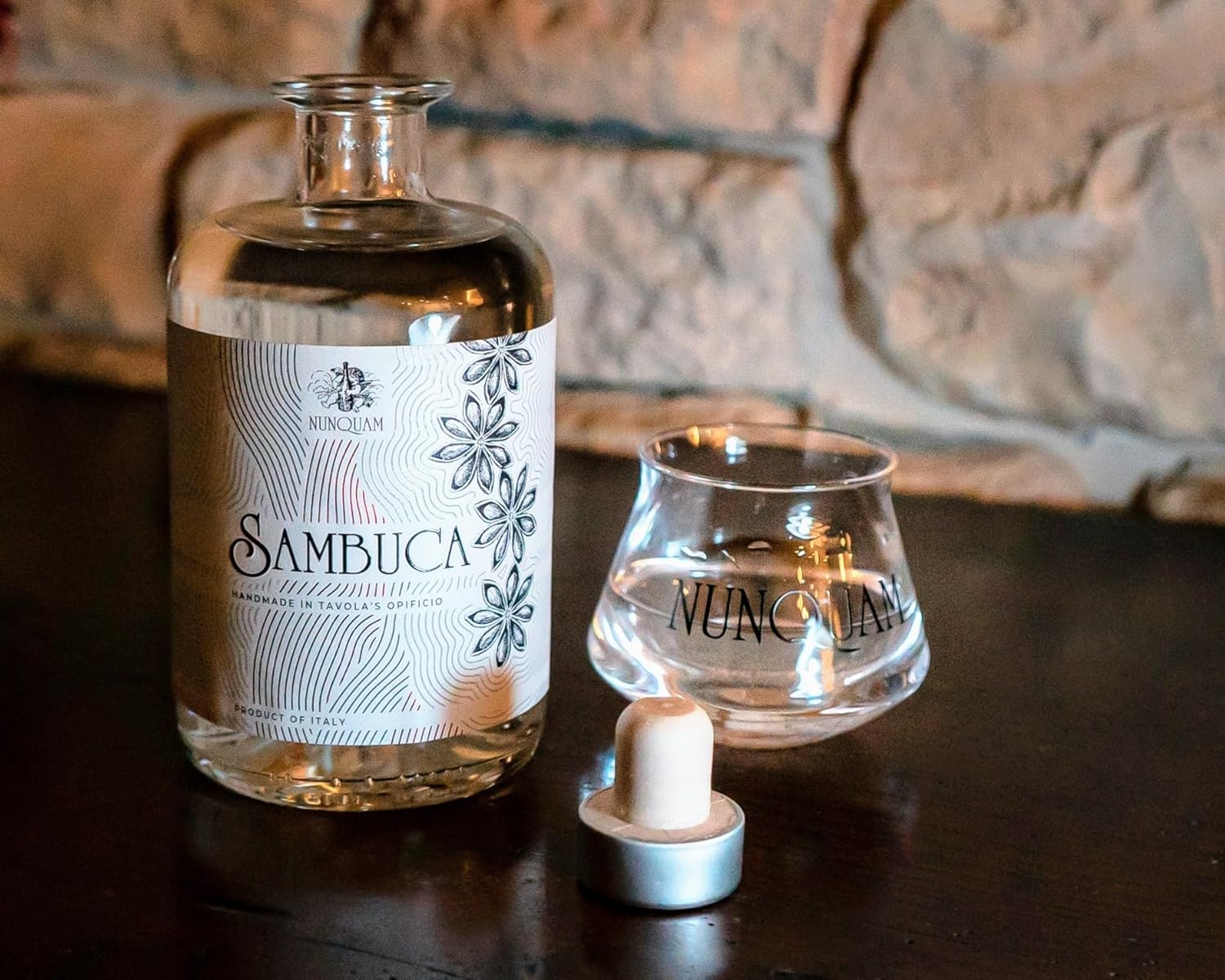 Sambuca Opificio Nunquam – Liquore artigianale all’Anice – Solo ingredienti naturali in alcool Biologico | Produzione toscana. Ml. 500 - immagine 2