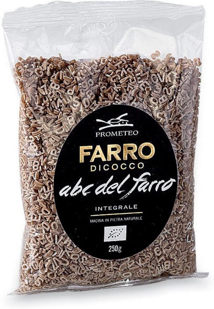 Prometeo, Alfabeto integrale di farro bio, 250g