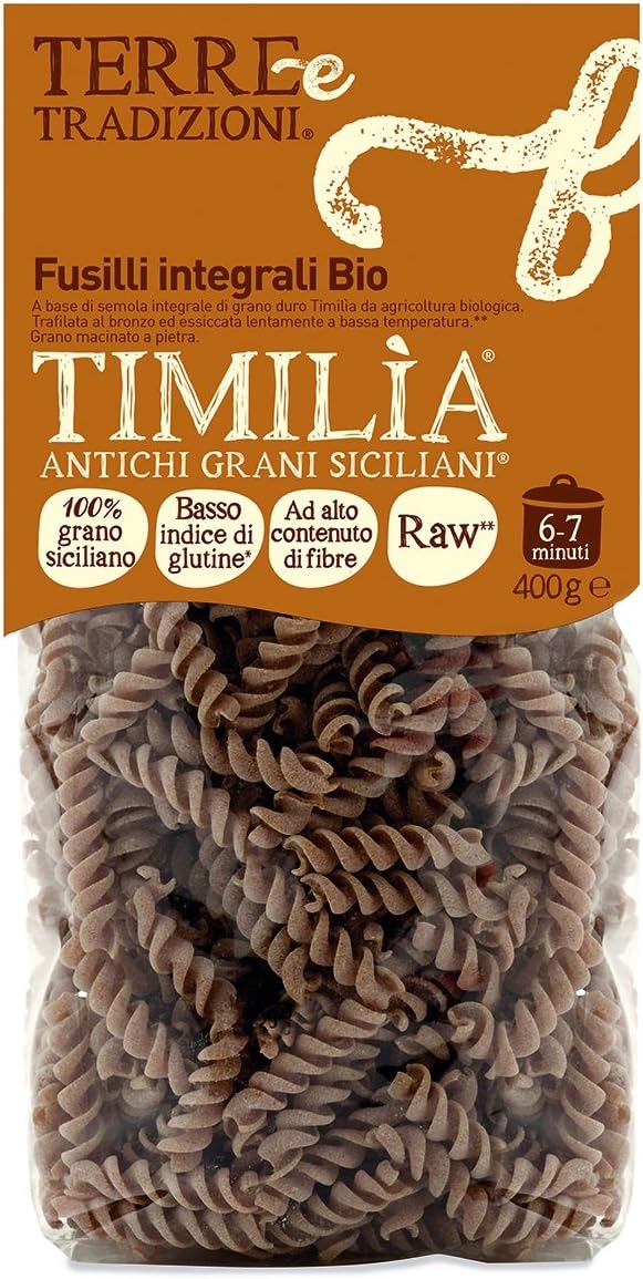 Terre e tradizioni, Fusilli di timilìa integrale bio, 400g