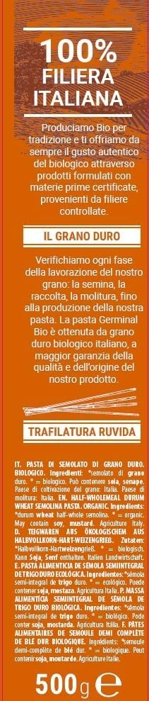 Germinal Bio Spaghetti di semolato semintegrale - immagine 3